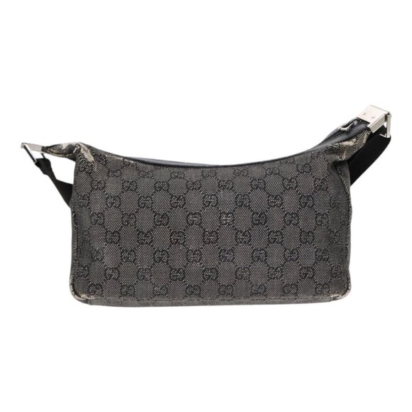 GUCCI GG Canvas Shoulder Bag Gray Silver 35098 Auth - Picture 3 of 16